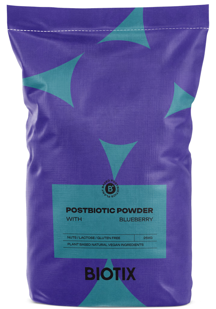 Biotix postbiotic powder with blueberry package